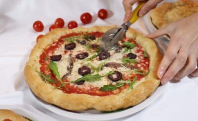 base pizza senza glutine taglio
