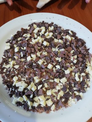 cheesecake al cioccolato fondente