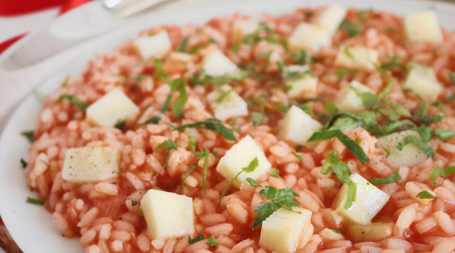 risotto rosso per gli innamorati