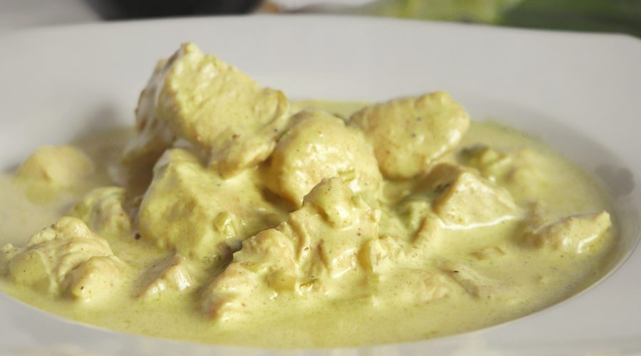 pollo al curry senza glutine