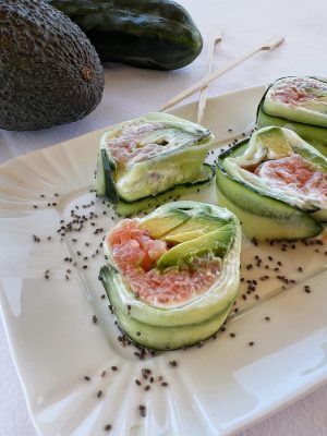sushi di verdure crude senza riso