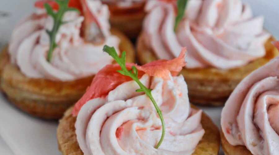 Vol au vent al salmone senza glutine