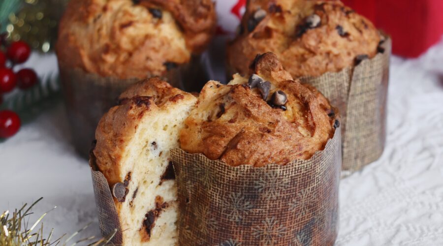 panettoncini senza glutine al cioccolato