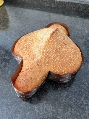 Colomba di pane pasquale senza glutine