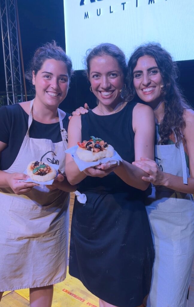 pizzette fritte senza glutine con tonno alla pantesca Sicily food Fest