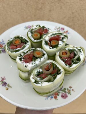sushi di verdure senza riso