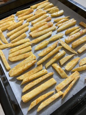 patatine stick cotte in forno senza glutine