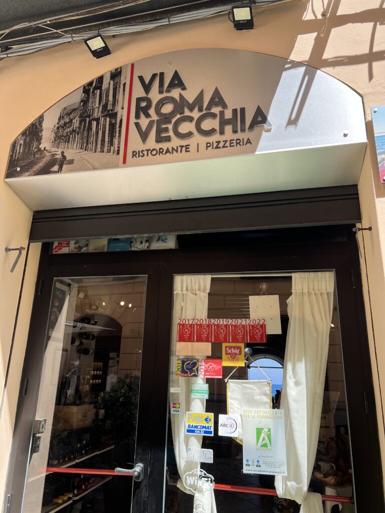 Cefalù Via Roma Vecchia senza glutine pizza Palermo