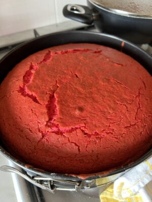 red velvet torta senza glutine